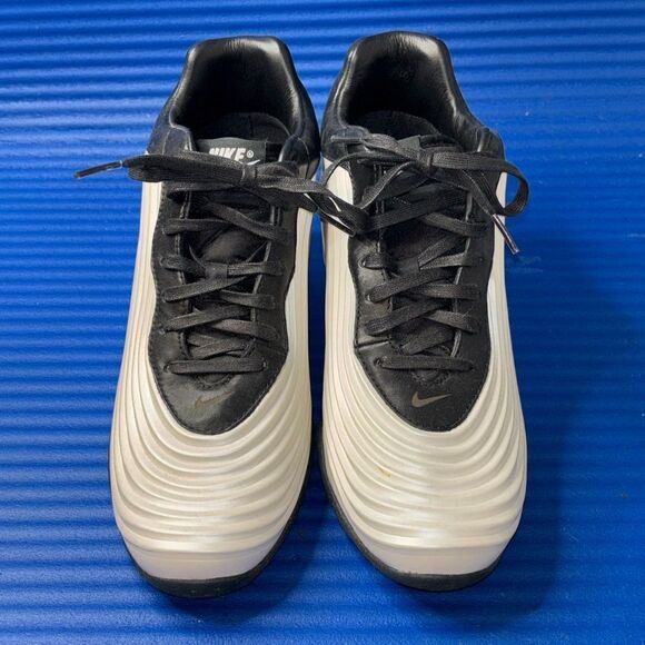 Women 9.5- Nike Lunarwavy Sky Hi QS Foamposite Hidden Wedge Heel High 727990-100 - Picture 4 of 7